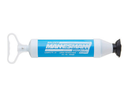 BRÜDER MANNESMANN Pompe de débouchage d'évier, blanc/bleu