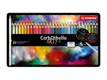 STABILO Crayon pastel CarbOthello ARTY+, étui de 48