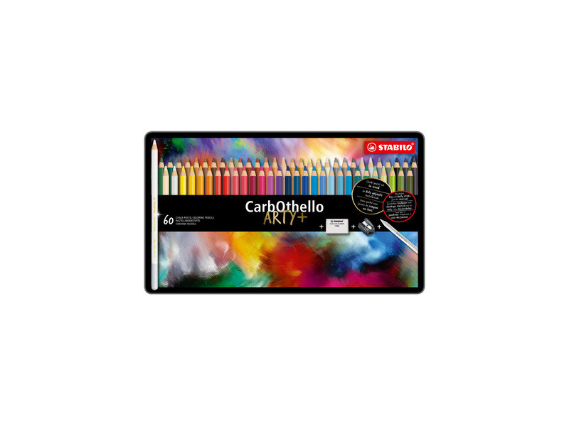 STABILO Crayon pastel CarbOthello ARTY+, étui de 48