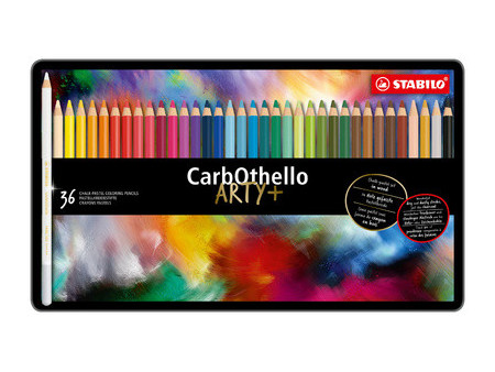 STABILO Crayon pastel CarbOthello ARTY+, étui de 60