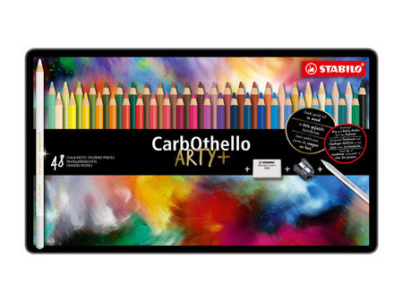 STABILO Crayon pastel CarbOthello ARTY+, étui de 60
