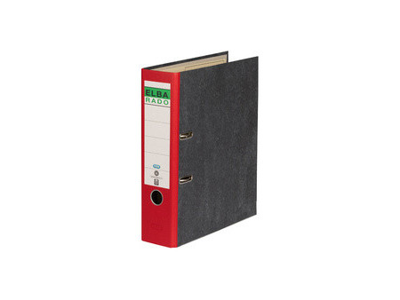 ELBA classeur rado papier marbré, largeur de dos: 80 mm,noir