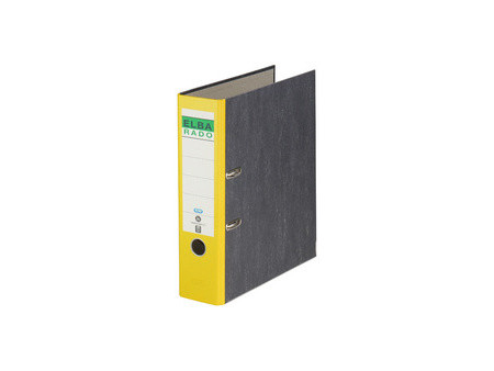 ELBA classeur rado papier marbré, largeur de dos: 80 mm,noir