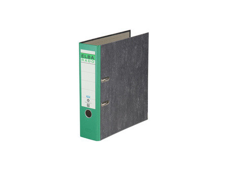 ELBA classeur rado papier marbré, largeur de dos: 80 mm,noir