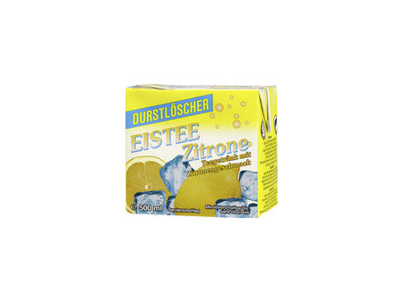 Durstlöscher Boisson rafraîchissante thé glacé goût citron