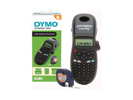 DYMO Etiqueteuse manuelle 'LetraTag LT-100H Black', noir
