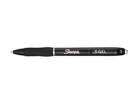 Sharpie Stylo encre gel S-GEL, 0,7 mm, noir