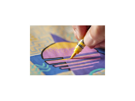 Sharpie Brush Marqueur créatif, pointe pinceau, blister de 5