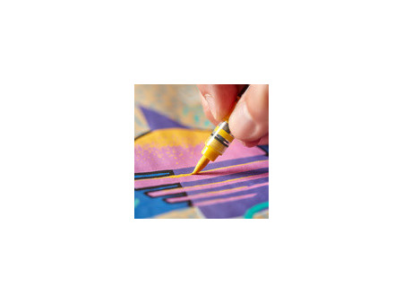 Sharpie Brush Marqueur créatif, pointe pinceau, blister de 5