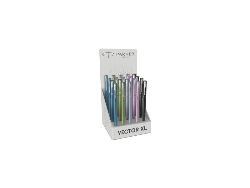 PARKER Stylo plume VECTOR XL, présentoir de 20
