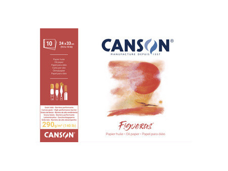 CANSON Bloc papier dessin 'Figueras', 297 x 420 mm, 290 g/m2