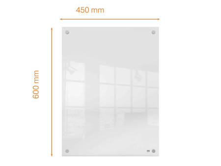 nobo Tableau blanc mural acrylique, (L)600x (P)28 x (H)450mm
