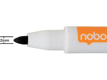 nobo Marqueur pour tableau blanc, pointe ogive, étui de 6