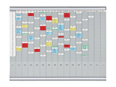 FRANKEN Tableau planning à fiches T, (L)1.008 x (H)783 mm