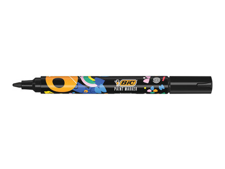 BIC Marqueur permanent Intensity, pointe ogive, noir