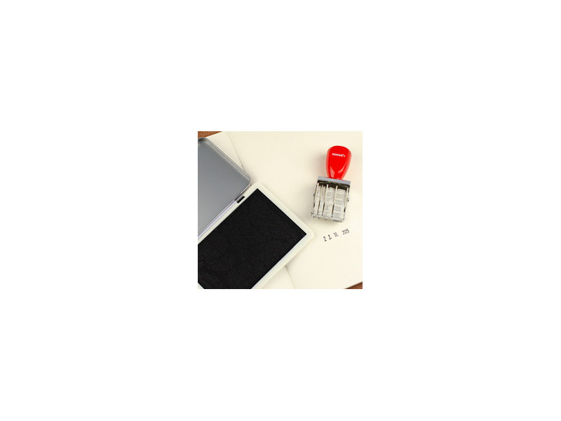 Kores Tampon dateur, mois en chiffres, 4 mm