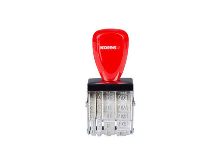 Kores Tampon dateur, mois en chiffres, 4 mm