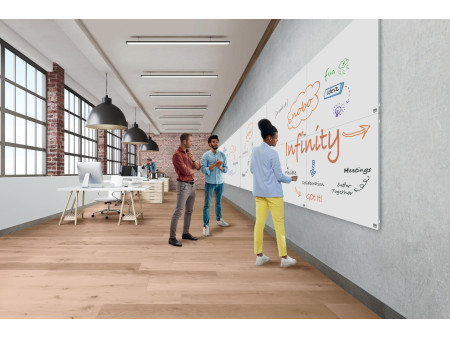 nobo Tableau blanc Infinity Steel, (L)900 x (H)600 mm