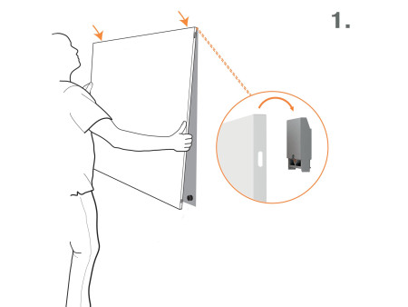 nobo Tableau blanc Infinity Steel, (L)900 x (H)600 mm