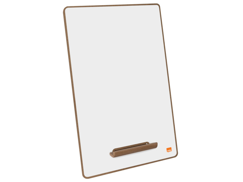 nobo Set d'ardoises blanches, cadre en bois, A4, blanc