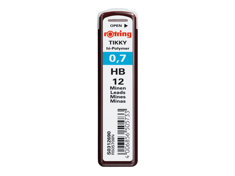 rotring Mines pour porte-mines retractable Tikky 0,7 mm