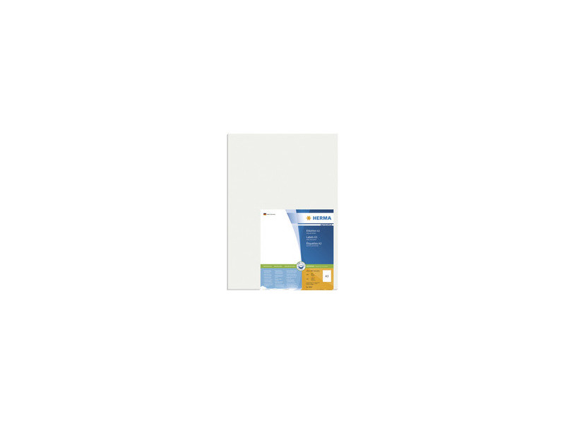 HERMA Étiquette universelle PREMIUM, 297 x 420 mm, blanc