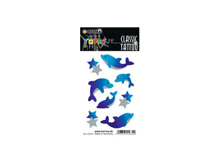 HERMA Tatouage CLASSIC 'Coeurs multicolores'