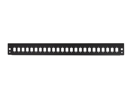 LogiLink Façade pour tiroir optique 19' 24 ports, gris clair