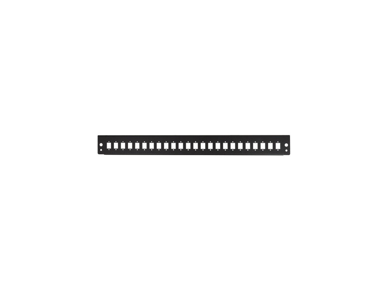 LogiLink Façade pour tiroir optique 19' 24 ports, gris clair