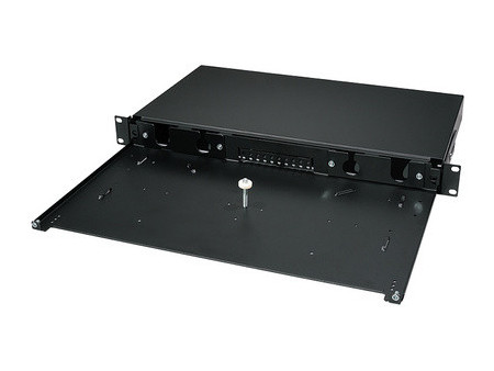 LogiLink Façade pour tiroir optique 19' 24 ports, gris clair
