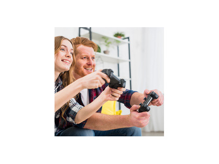 LogiLink Manette de jeu sans fil, 2,4 GHz, noir