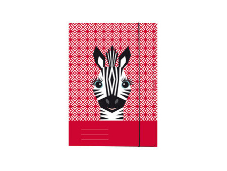 herlitz Carton à dessin 'Cute Animals Zebra', A4