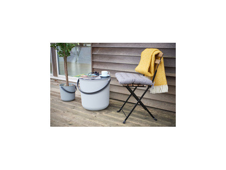 Plast team Seau de rangement AKITA, 53 litres, gris nuage