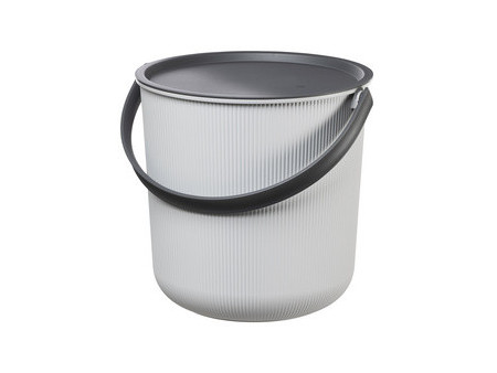 Plast team Seau de rangement AKITA, 53 litres, gris nuage