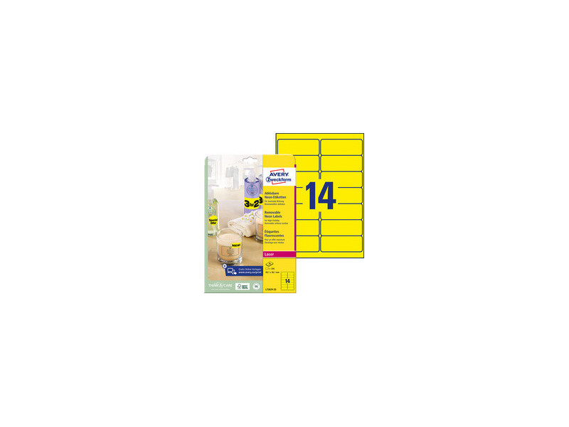 AVERY Zweckform Stick&Lift Etiquette, diamètre: 63,5 mm
