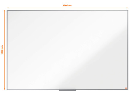 nobo Tableau blanc Essence en acier, (L)1.800 x (H)1.200 mm