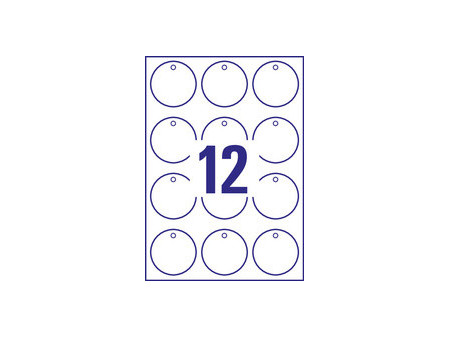 AVERY Zweckform Etiquette américaine, carton, 220 g/m2