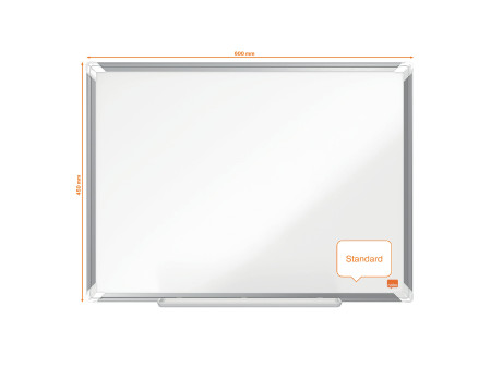 nobo Tableau blanc mural Premium Plus acier, (L)600 x