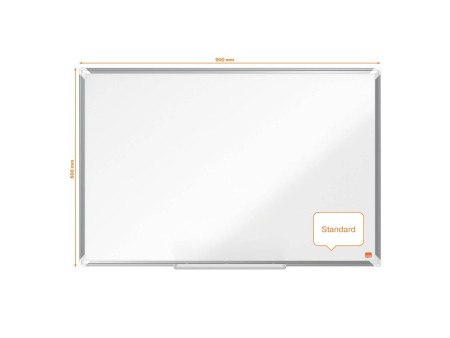 nobo Tableau blanc mural Premium Plus acier, (L)900 x