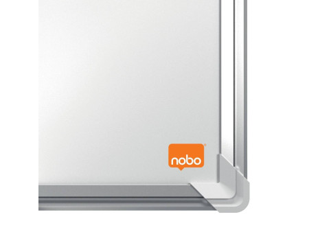 nobo Tableau blanc mural Premium Plus acier, (L)900 x