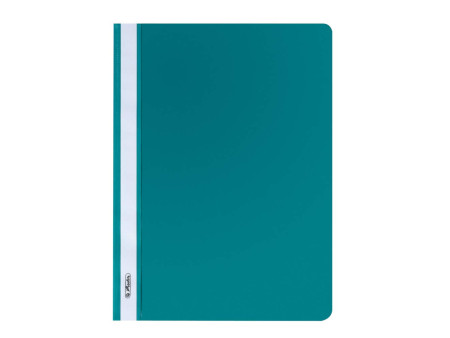 herlitz Chemise à lamelle, A4, en film PP, turquoise