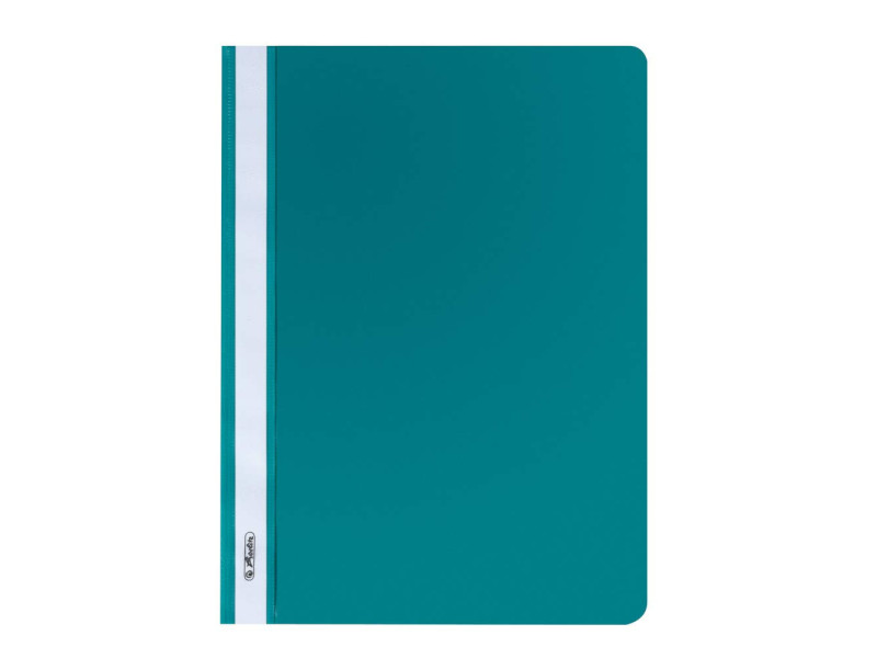 herlitz Chemise à lamelle, A4, en film PP, turquoise