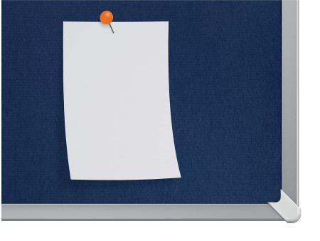 nobo Tableau d'affichage en feutre Impression Pro, gris