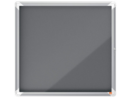 nobo Vitrine d'affichage Premium Plus, feutre, 6x A4, gris