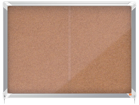 nobo Vitrine d'affichage Premium Plus, fond en liège, 8x A4