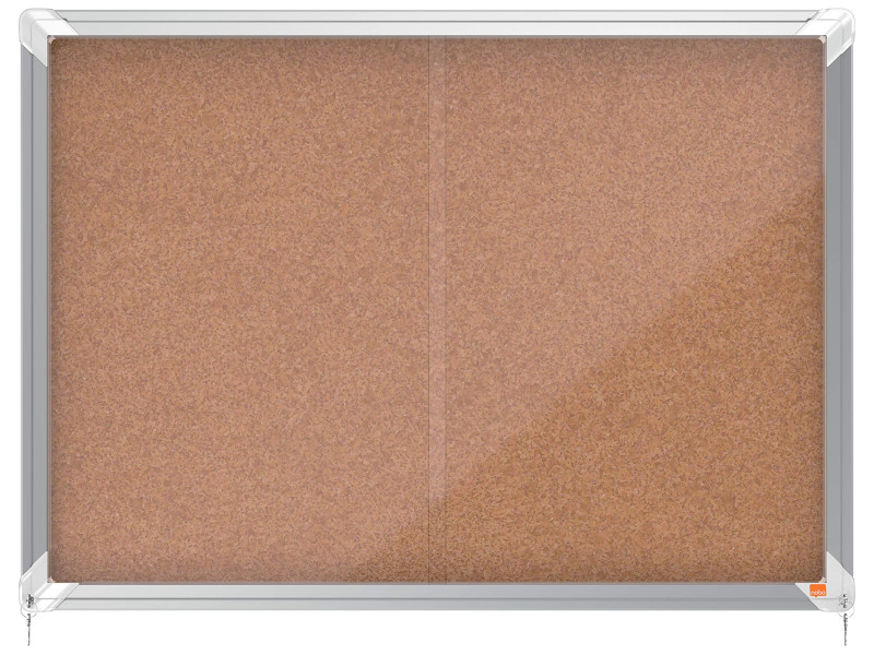nobo Vitrine d'affichage Premium Plus, fond en liège, 8x A4