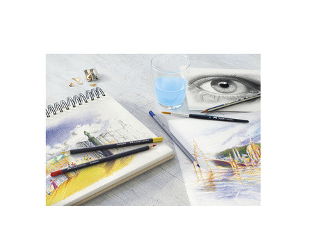 FABER-CASTELL Crayons de couleur GOLDFABER, étui en métal