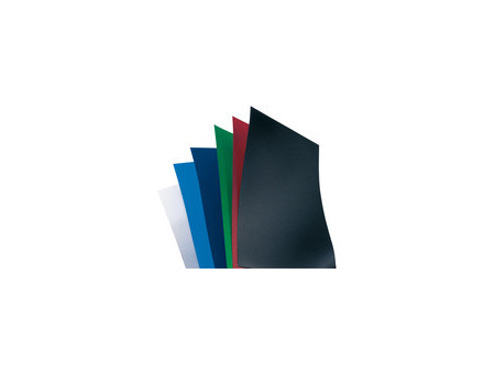 GBC Couverture de reliure PolyOpaque, A4, 0,30 mm, noir