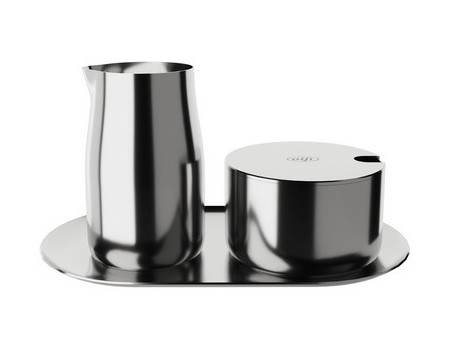 alfi Service lait & sucre, en inox, mat, 4 pièces