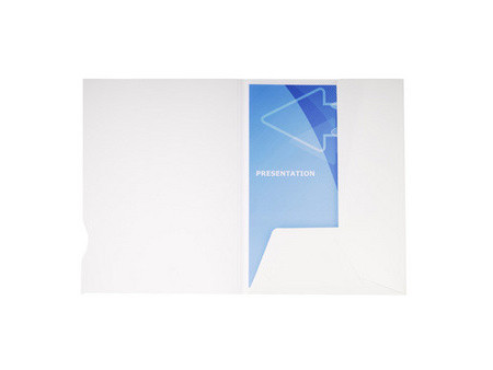 EXACOMPTA Chemise de présentation CHROMOLUX, A4, blanc